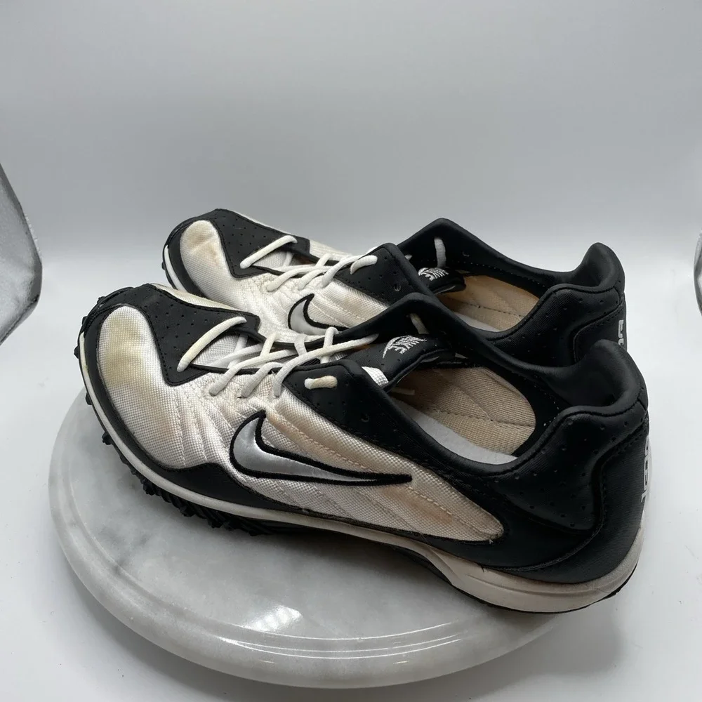 Women's 10 Nike Rival XC 6 Jenna Black White Cross Country Track Running *Read